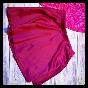 ✨Burgundy skater skirt